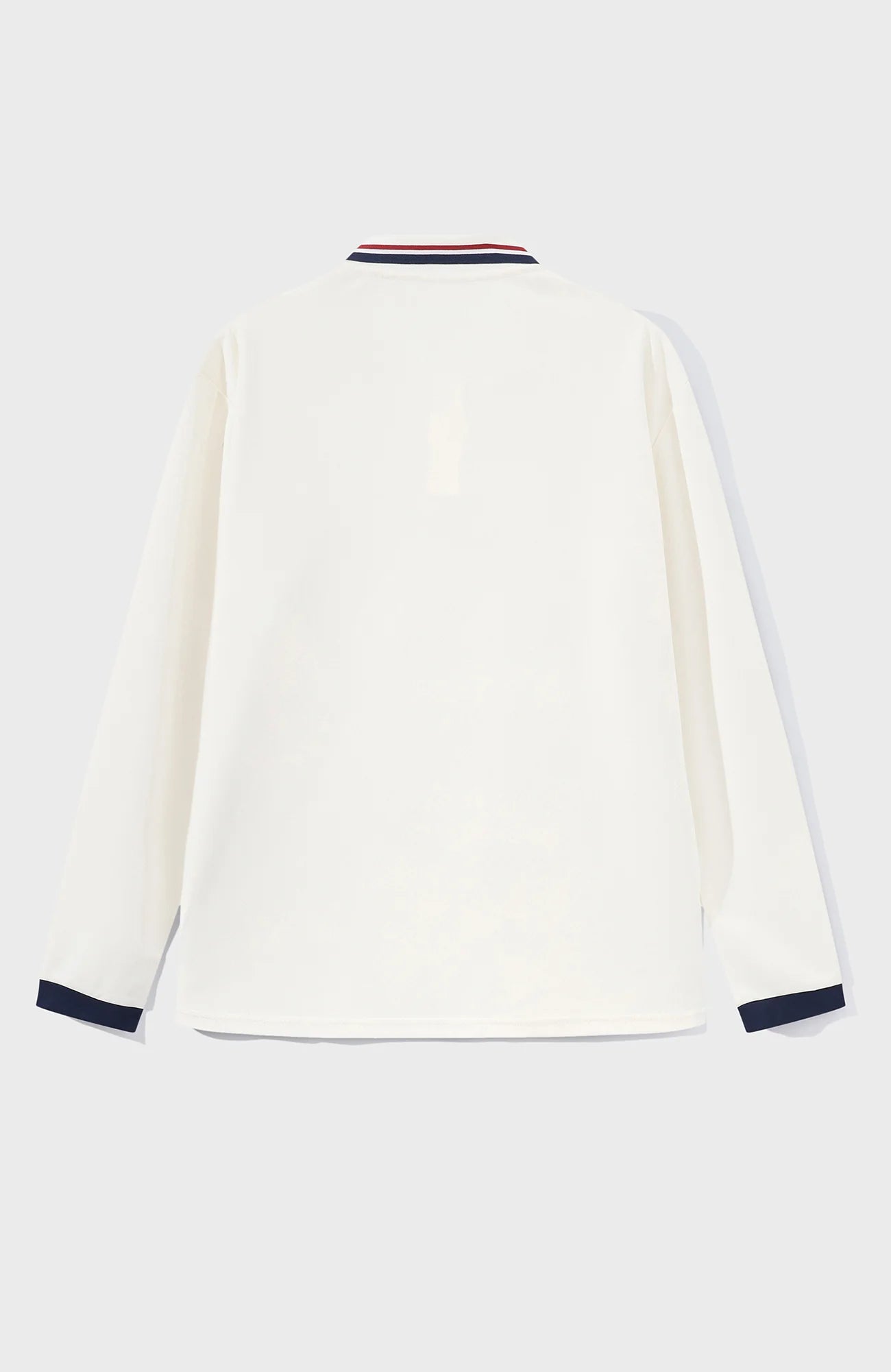UMAMIISM Quick-Dry Striped Polo Long Sleeve Tee