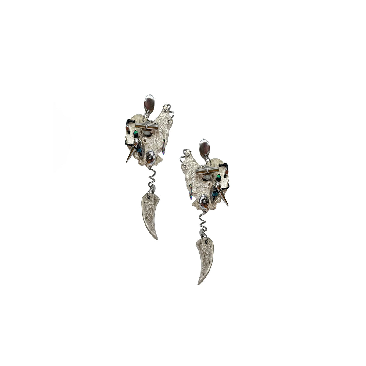 ILLUSORY × YBDX ZHAXii Tribal-Mechancial Elaborate Earring