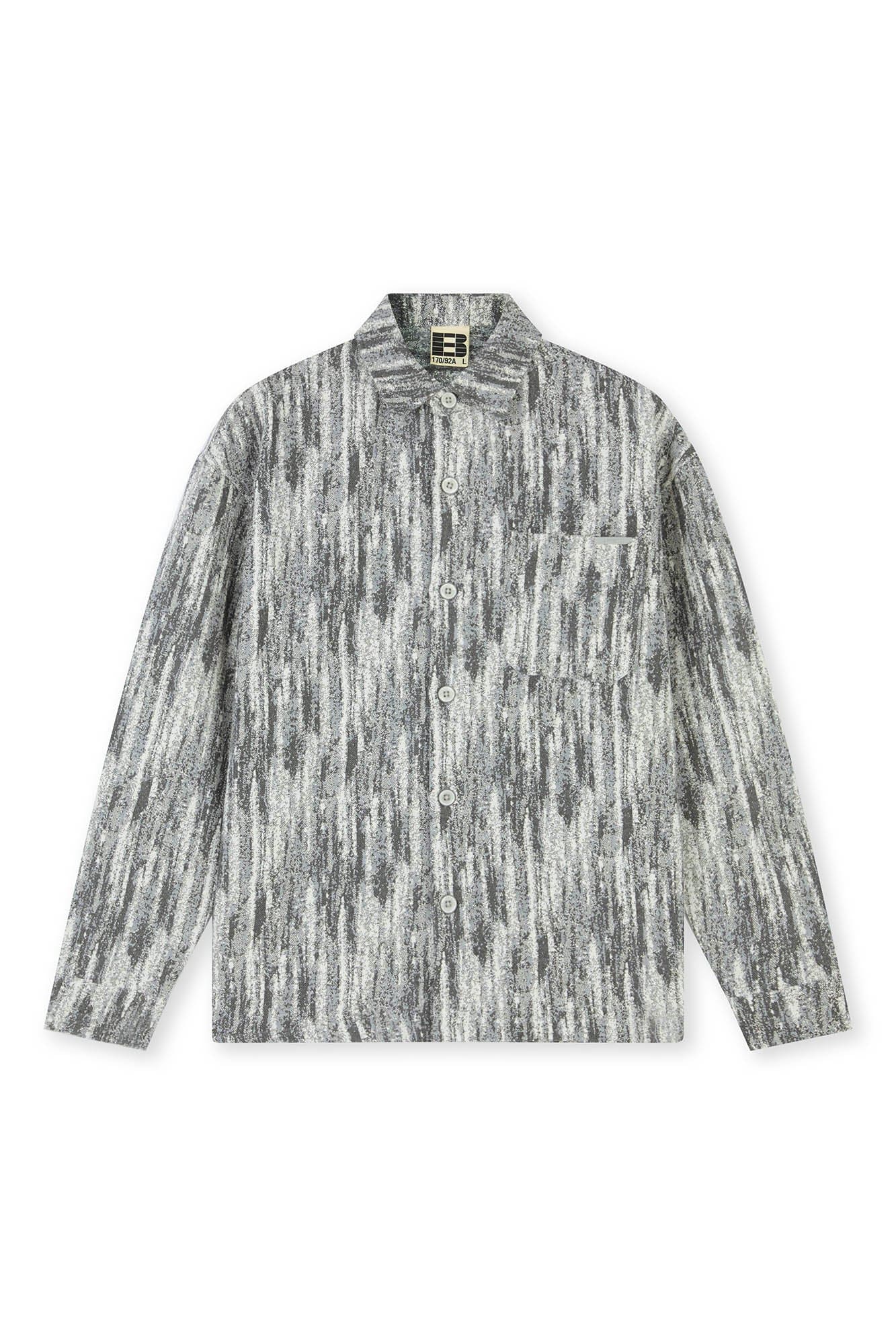 BONELESS Jacquard Button-Up Utility Jacket