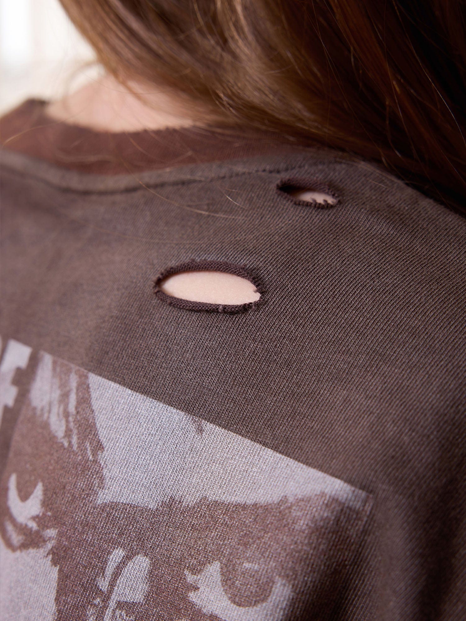 ERROR CODE ROBOT Destroyed Heavy Washed Graphic Tee