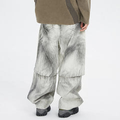 F2CE Distressed Detachable Parachute Pants
