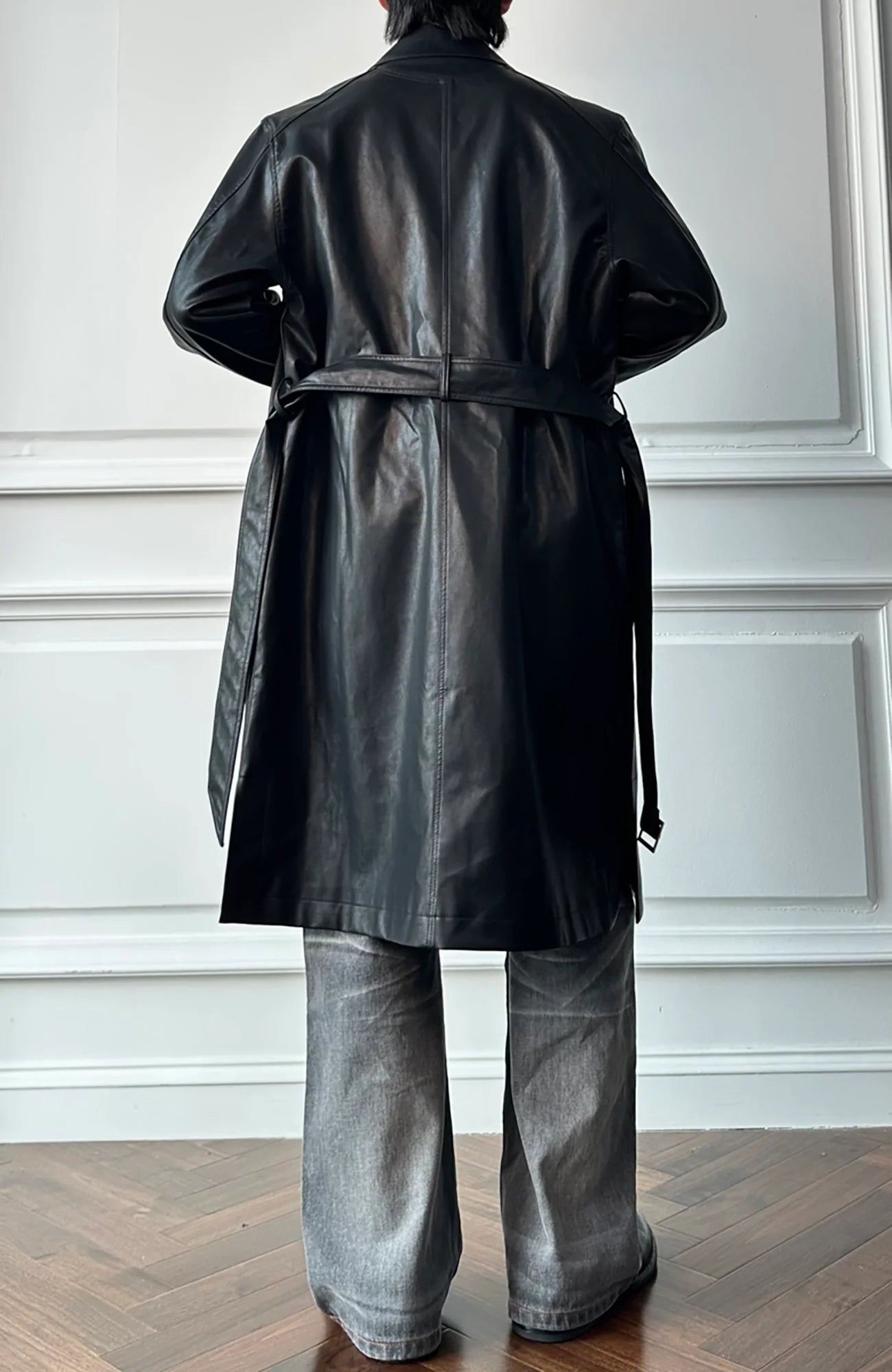 CATSSTAC Nightwalker PU Trench Coat