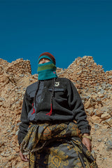 NERHI Contrast Knit Balaclava