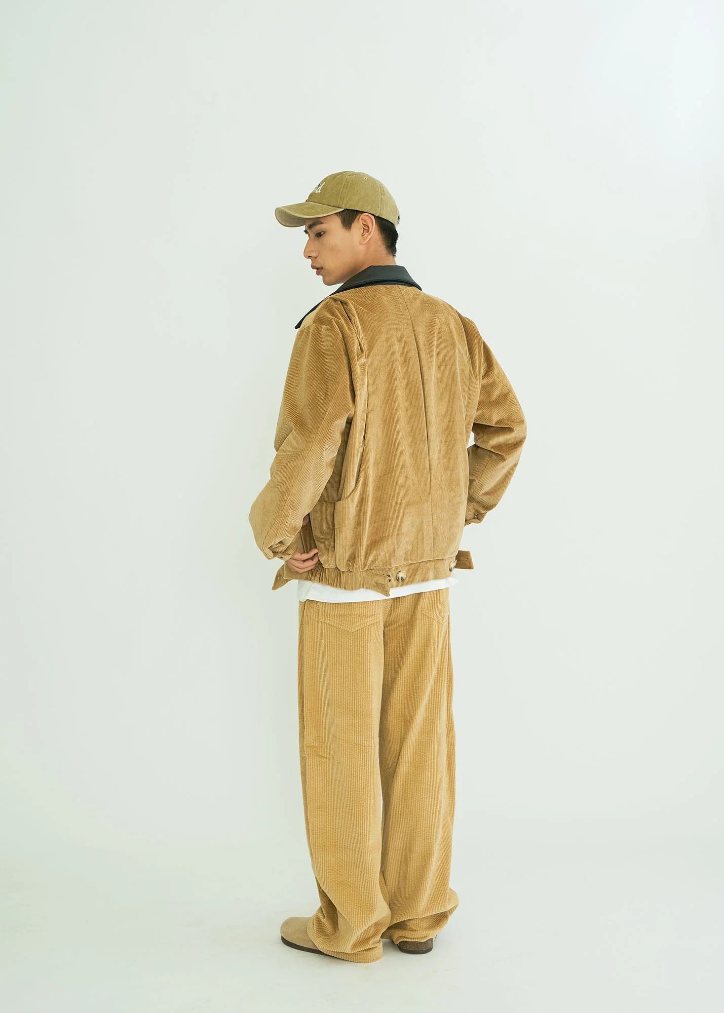 WIID Contrast Collar Corduroy Jacket