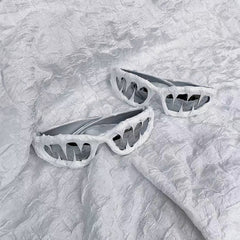 Pi0neeR Ice Melt Dripped Resin Sunglasses