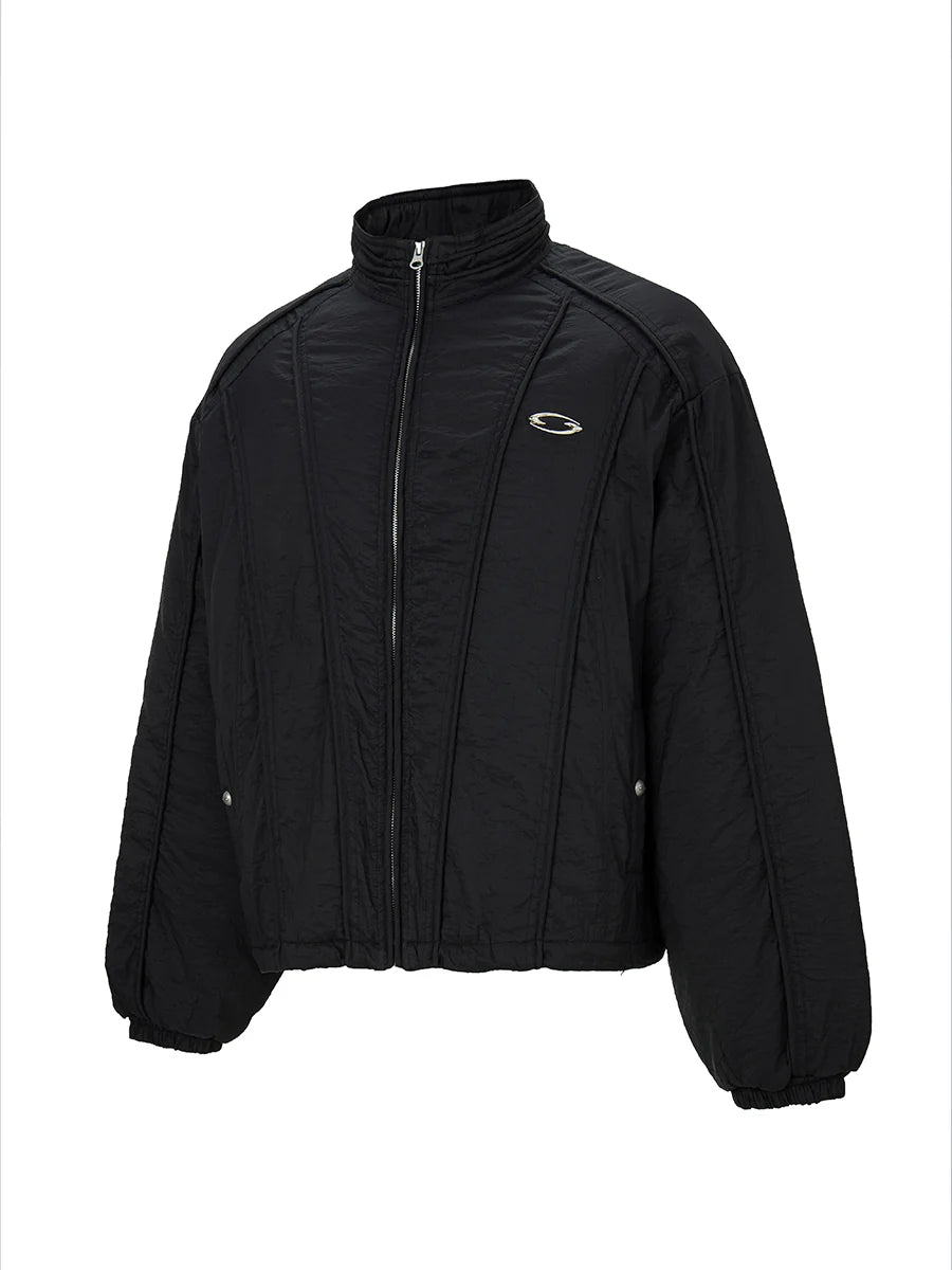 F2CE Structured Panel Stand-Collar Puffer