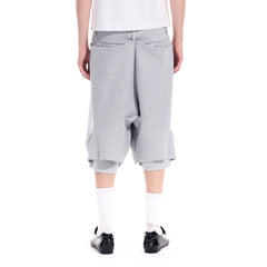 WHISTLEHUNTER Layered Crinkled Strap Shorts