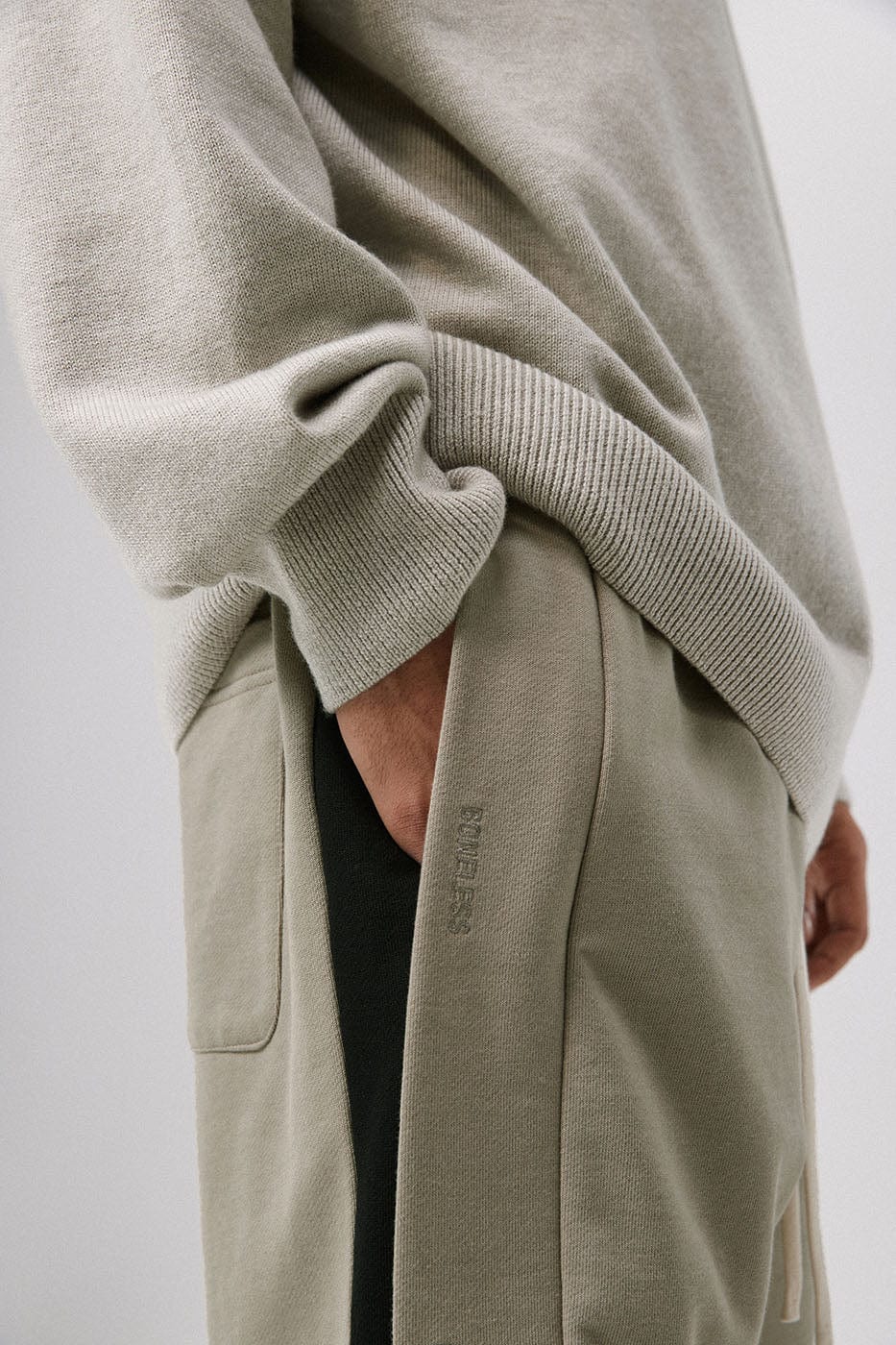 BONELESS Hidden Button Pants