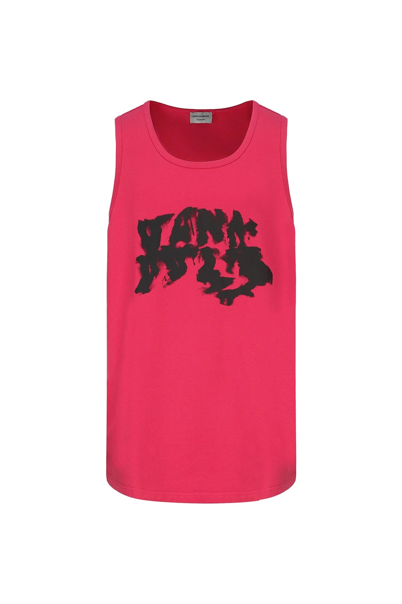 VANN VALRENCE Essential LOGO Graphic Oversized Sleeveless T-Shirt