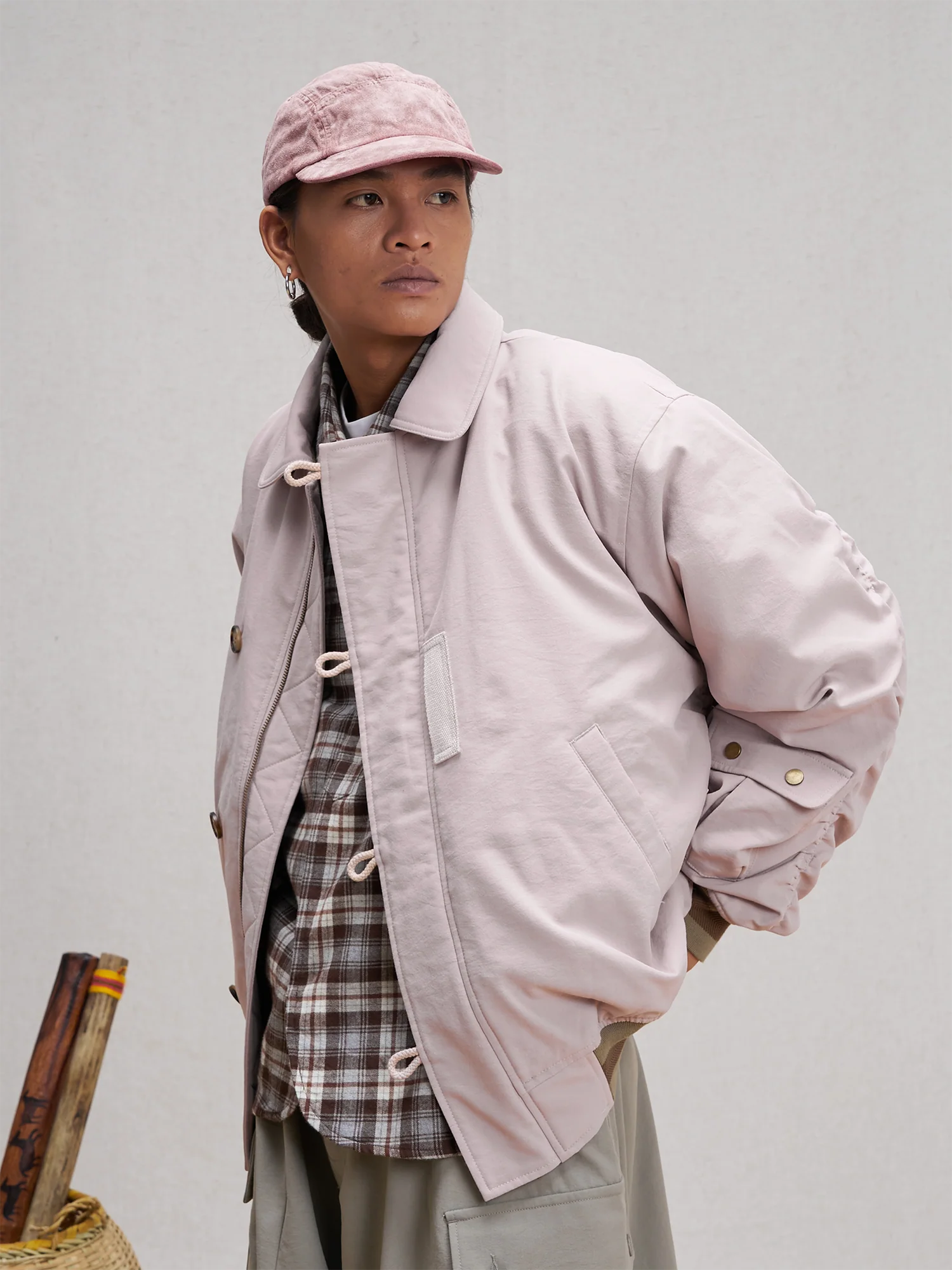 UNLIMITED MOTE Asym Utility Padded Bomber Jacket