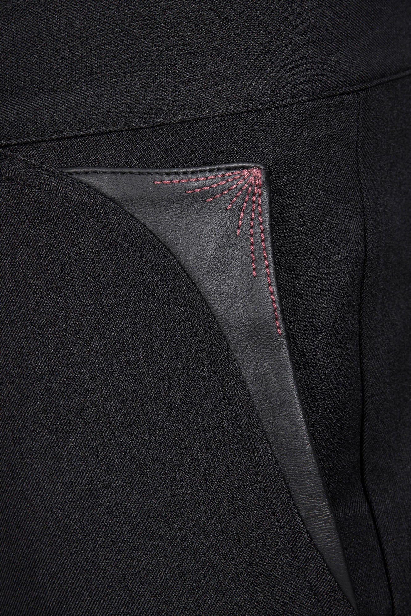 CATSSTAC Minimal Patch Wide-Leg Trousers