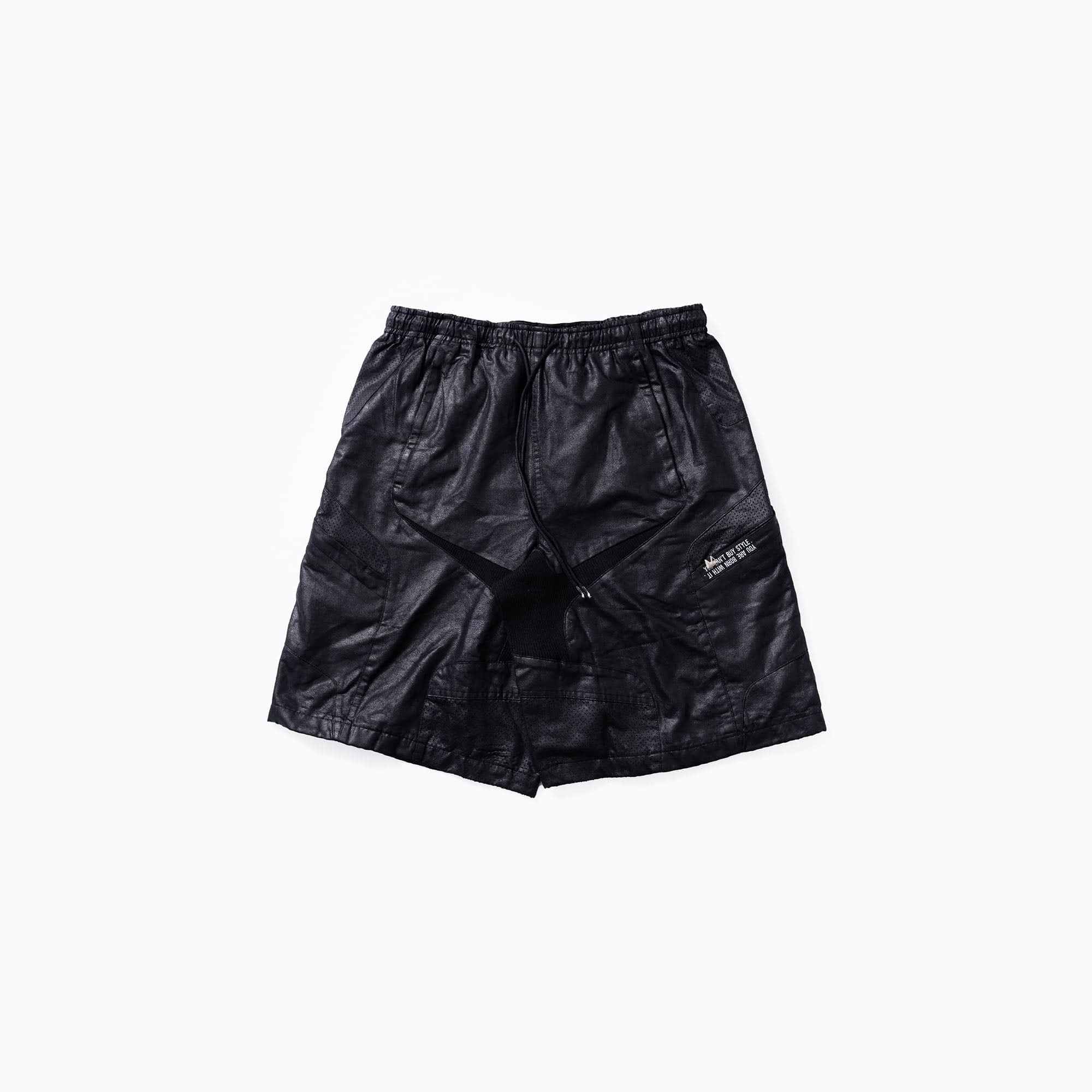 FVVO Multi-Panel Glossy Shorts