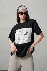 ORGANIC EMOTION Script Patchwork Sorona T-Shirt
