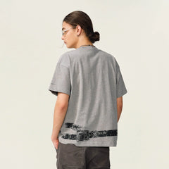 OVDY Tie-Belt Graphic T-Shirt