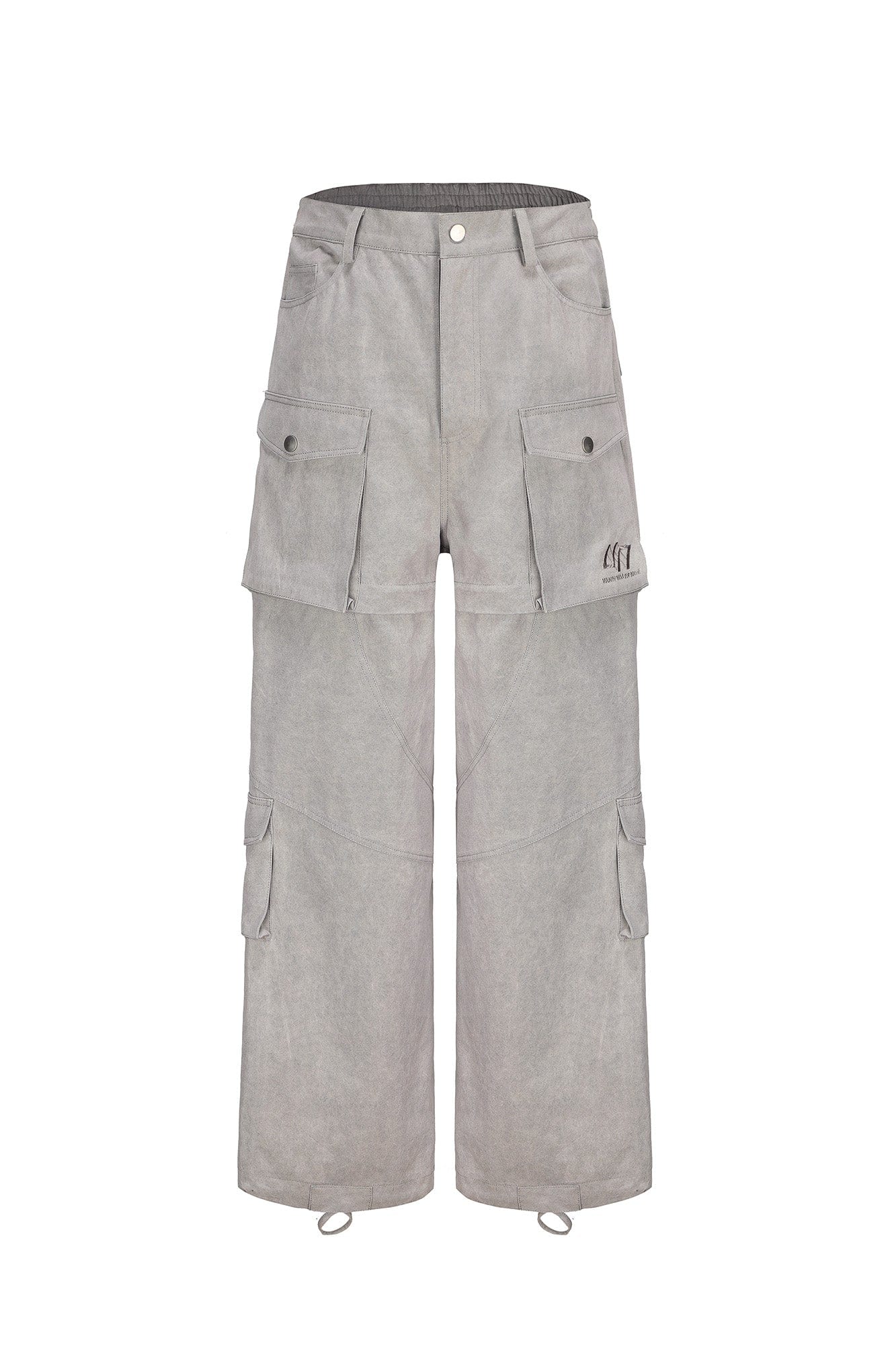VANN VALRENCE Detachable Washed Multi-Pocket Cargo Pants
