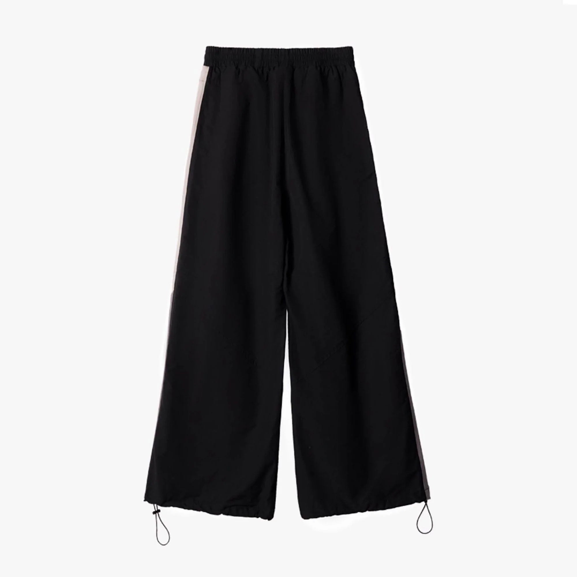 ERROR CODE ROBOT Diagonal Stripe Suede Track Pants