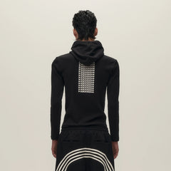 SAVAGEGROWTHWORLD Paranoia Graphic Balaclava Slim Hoodie