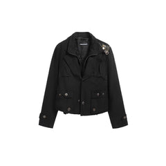 NOTHINGNESS WORLD Metal-Embellished Slim Jacket