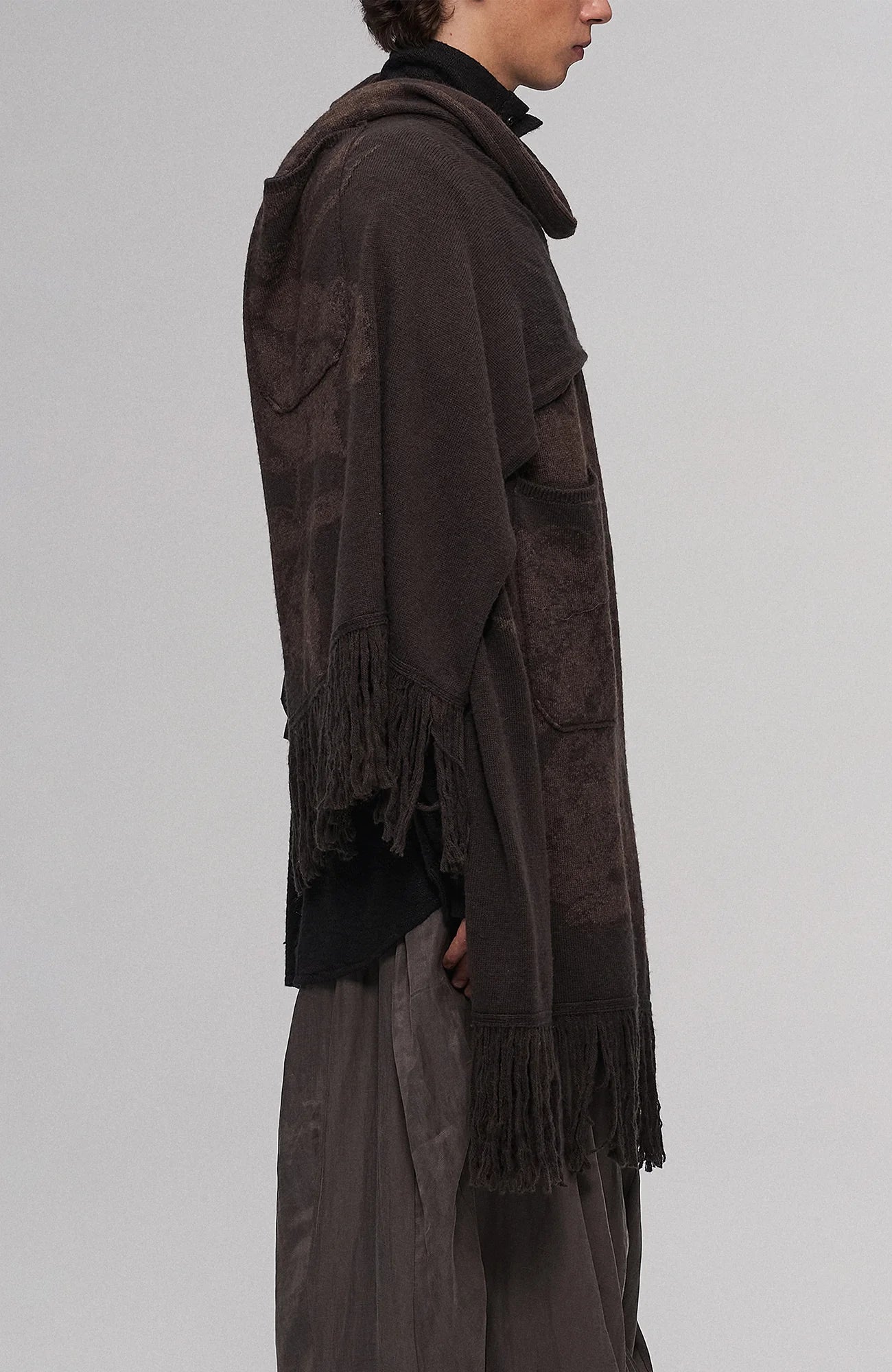ILNya Nieternite Nifutur Asymmetric Tencel-Linen Blend Layered Skort