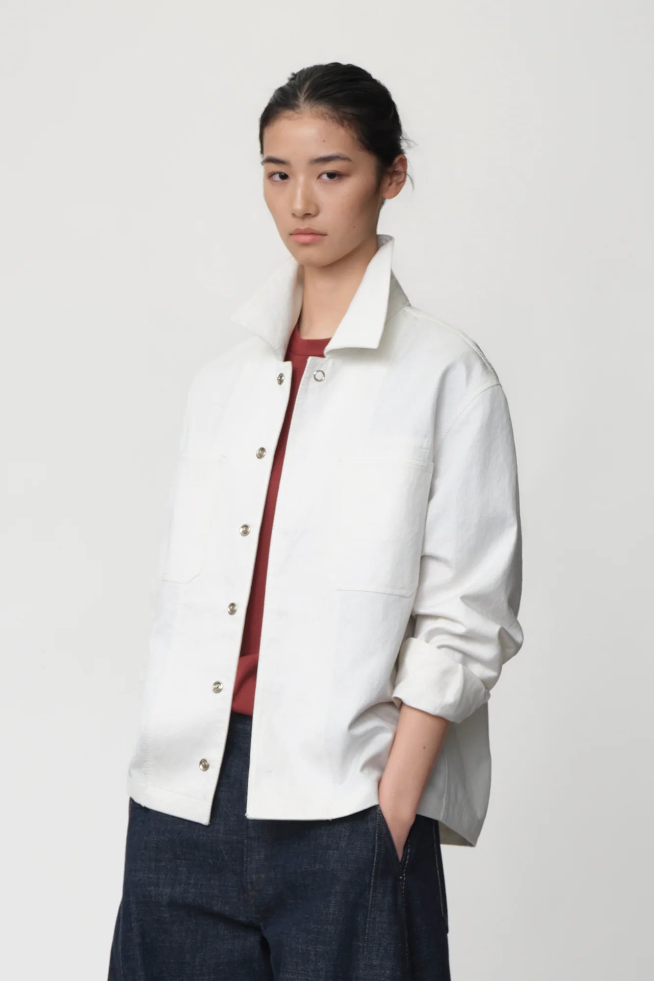 OPICLOTH Cotton-Blend Patch-Pocket Jacket