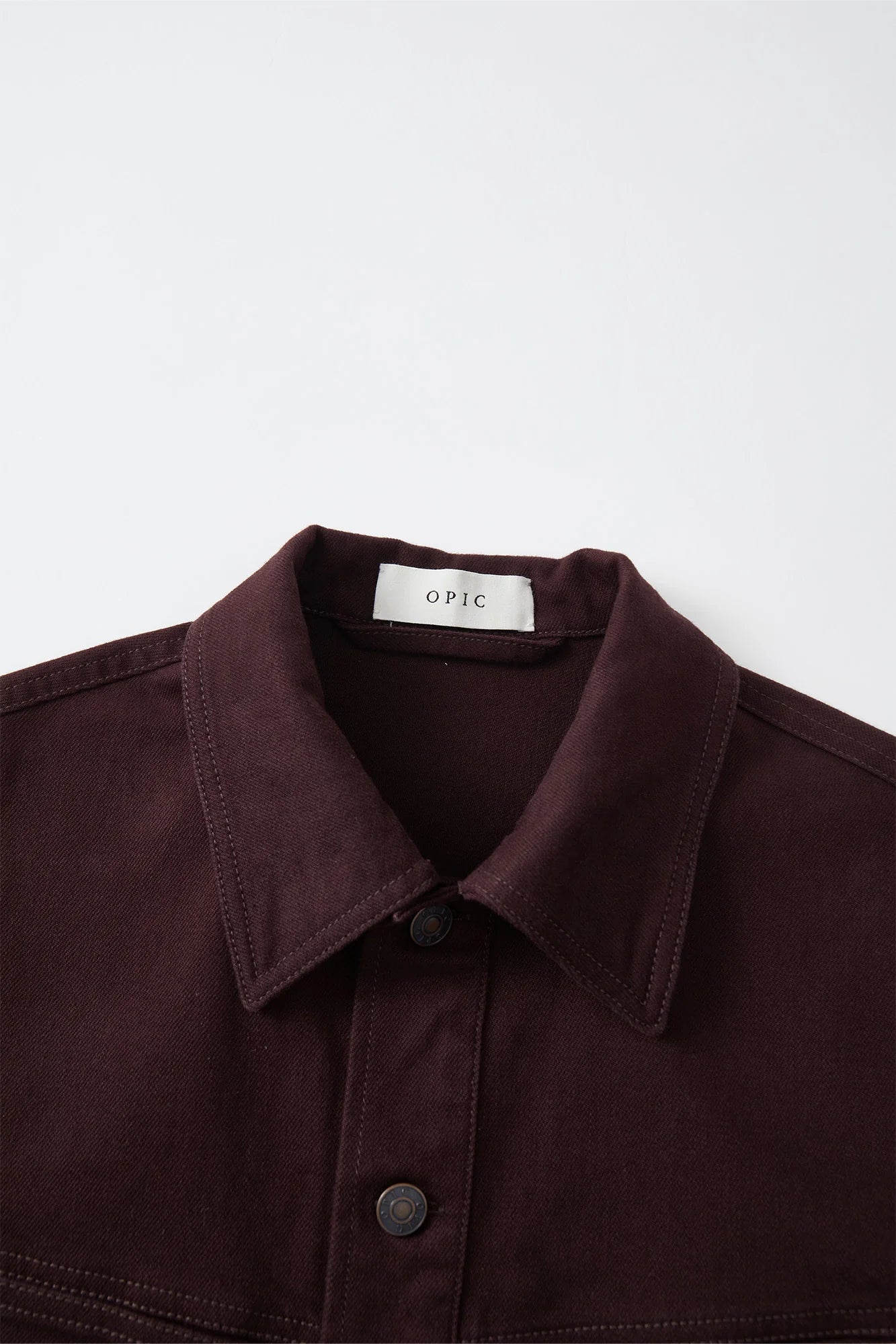 OPICLOTH Washed Patch-Pockets Curved-Cuffs Jacket