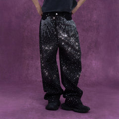 CLP Starlight Diamond Wide-Leg Jeans