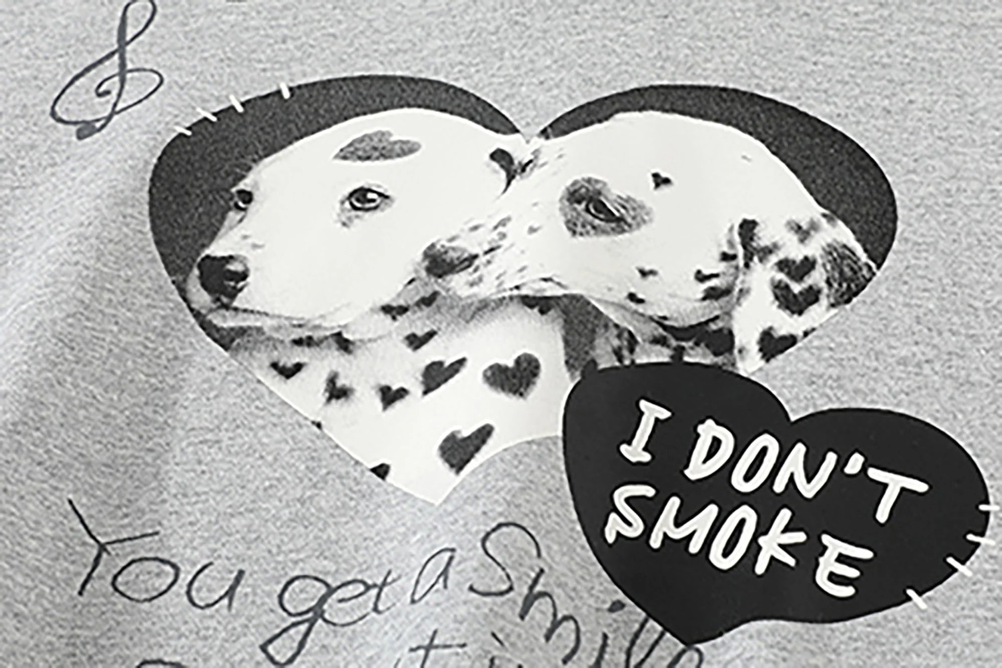 DONSMOKE Puppy Heart Doodle Hoodie