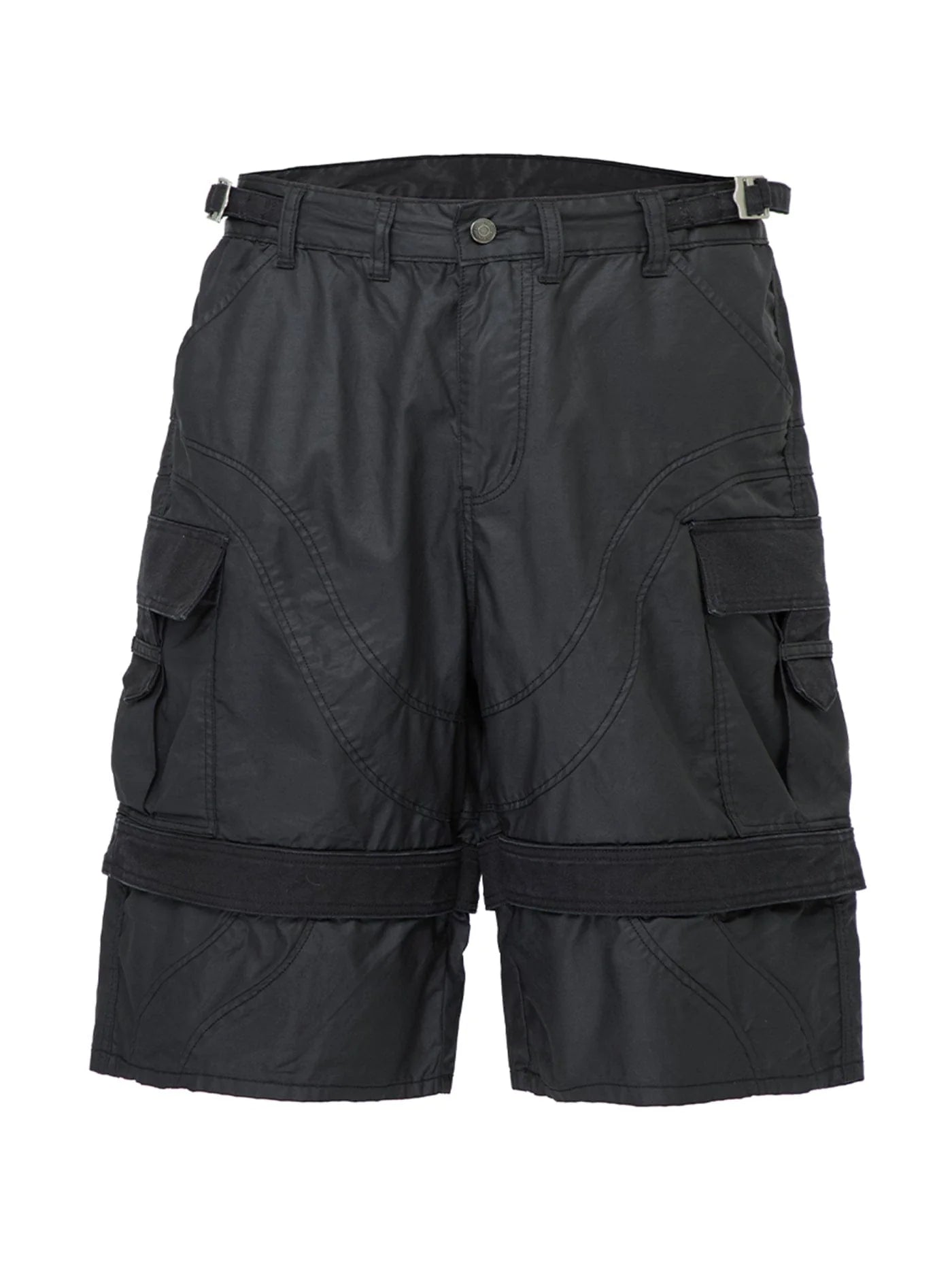 F2CE Spliced Big Pocket Waxed Shorts