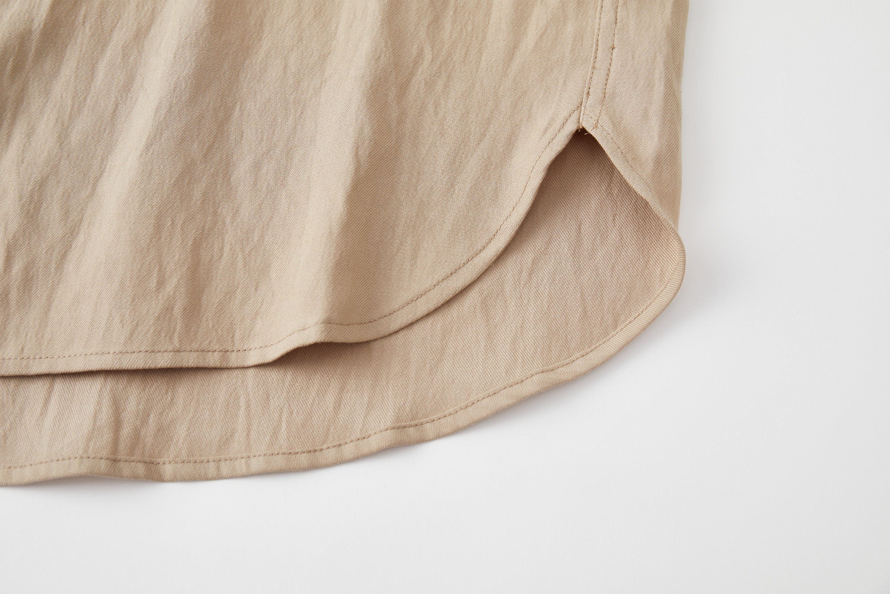 OPICLOTH Minimal Stitch Tencel-Blend Shirt
