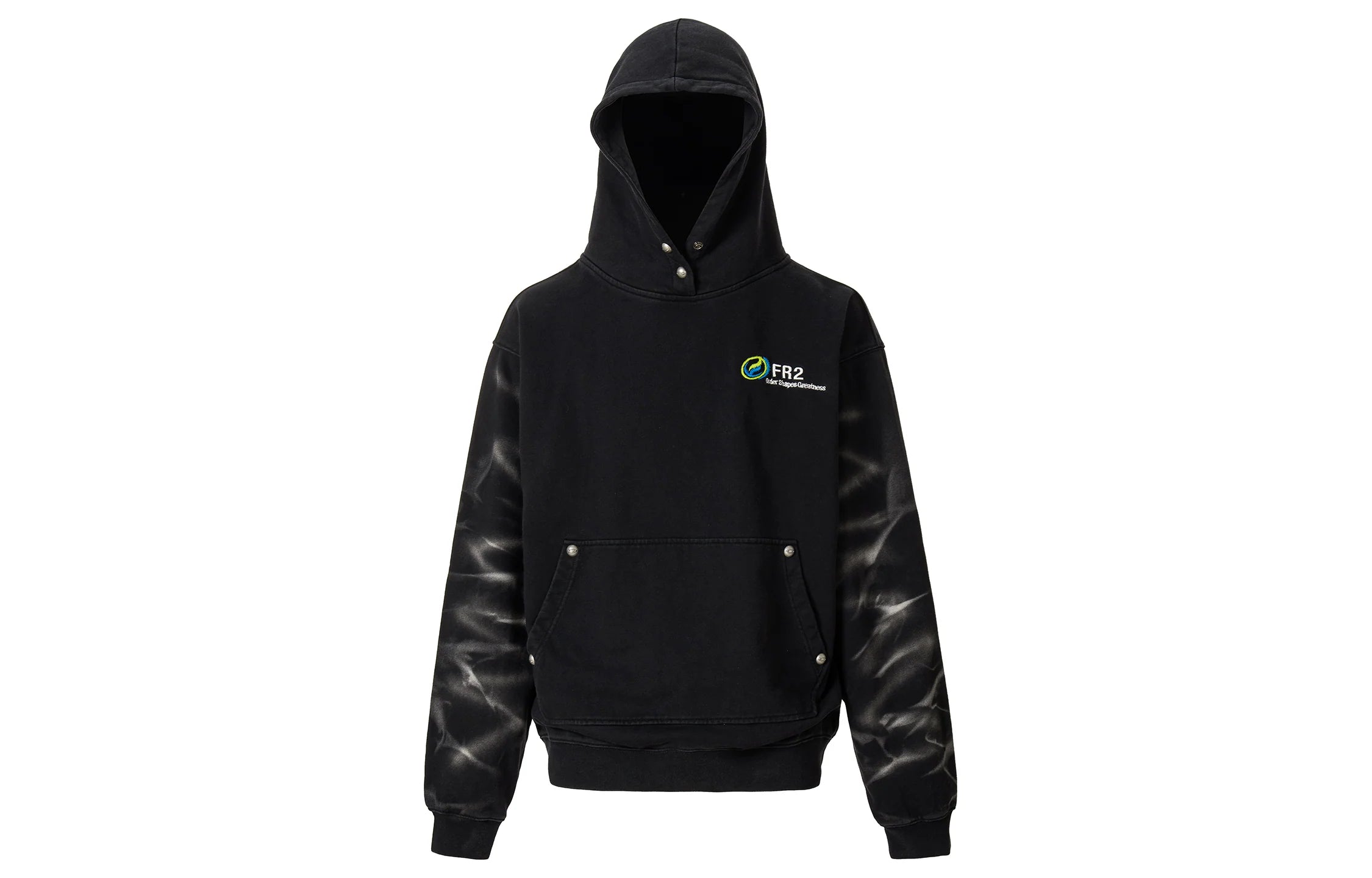F2CE Tie-Dye Embroidered LOGO Hoodie