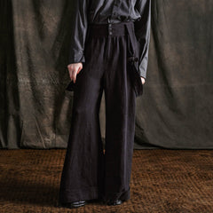 ILNya Nieternite Nifutur Buttoned High-Waist Wide-Leg Overalls