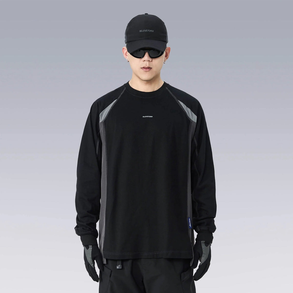 SILENSTORM Spliced Raglan Cycling Long-Sleeve Shirt