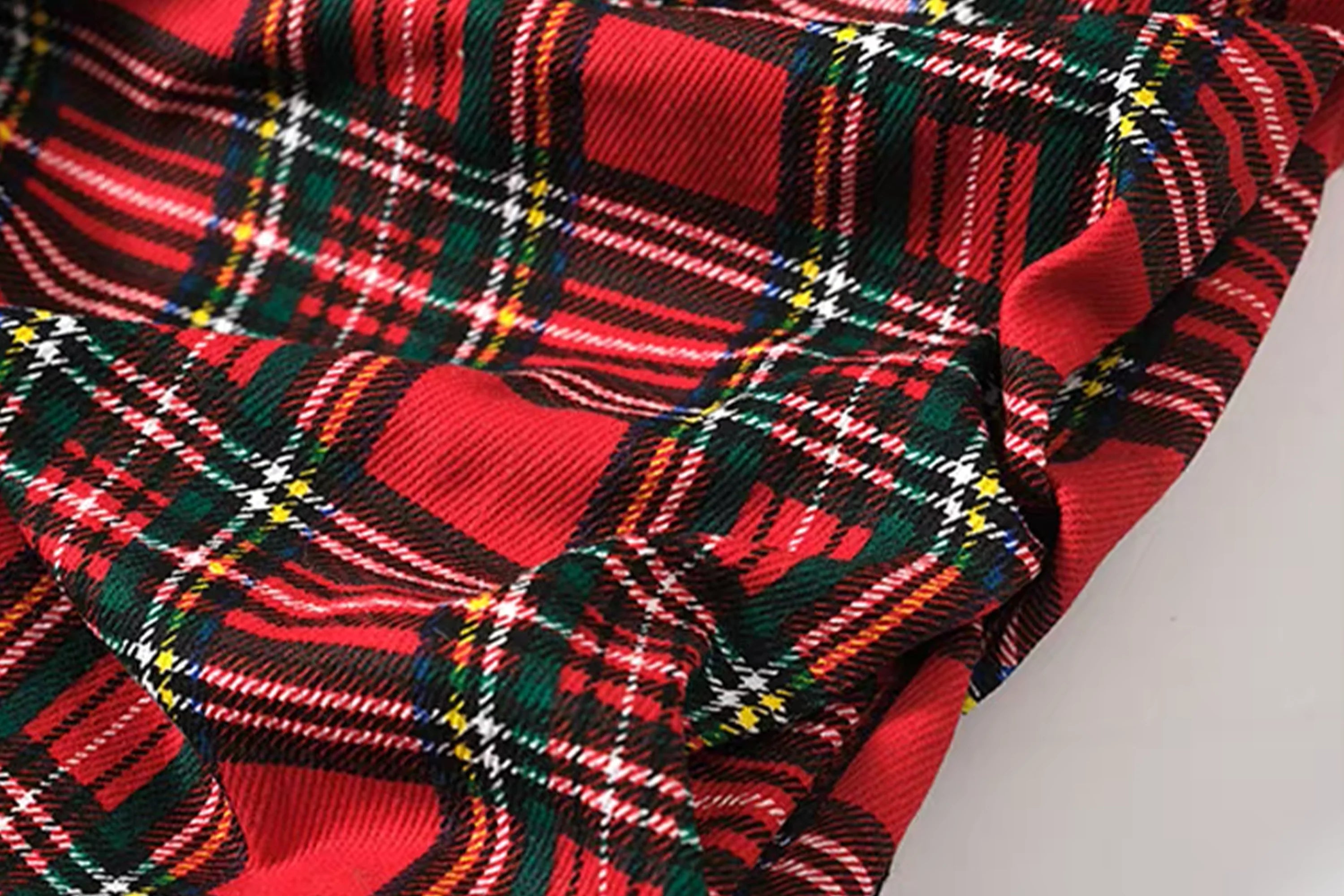 NOTHINGNESS WORLD Punk Plaid Strappy Ruched Pants