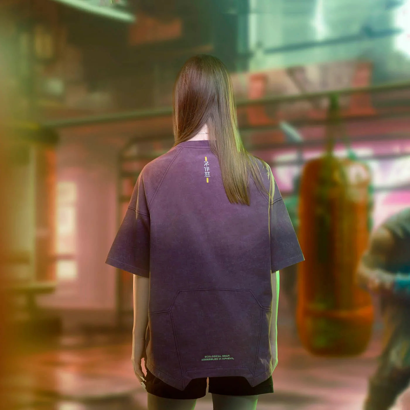 XIPHEVIL Spliced Luminescence LOGO T-Shirt