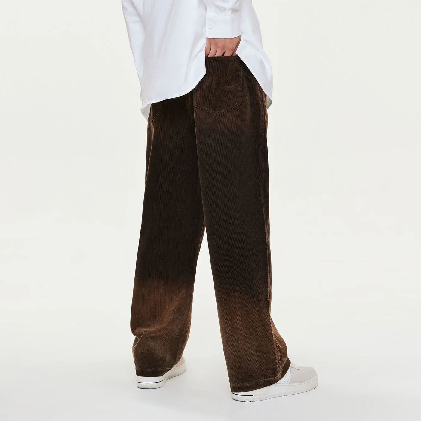 CONKLAB Creased Gradient Straight Pants