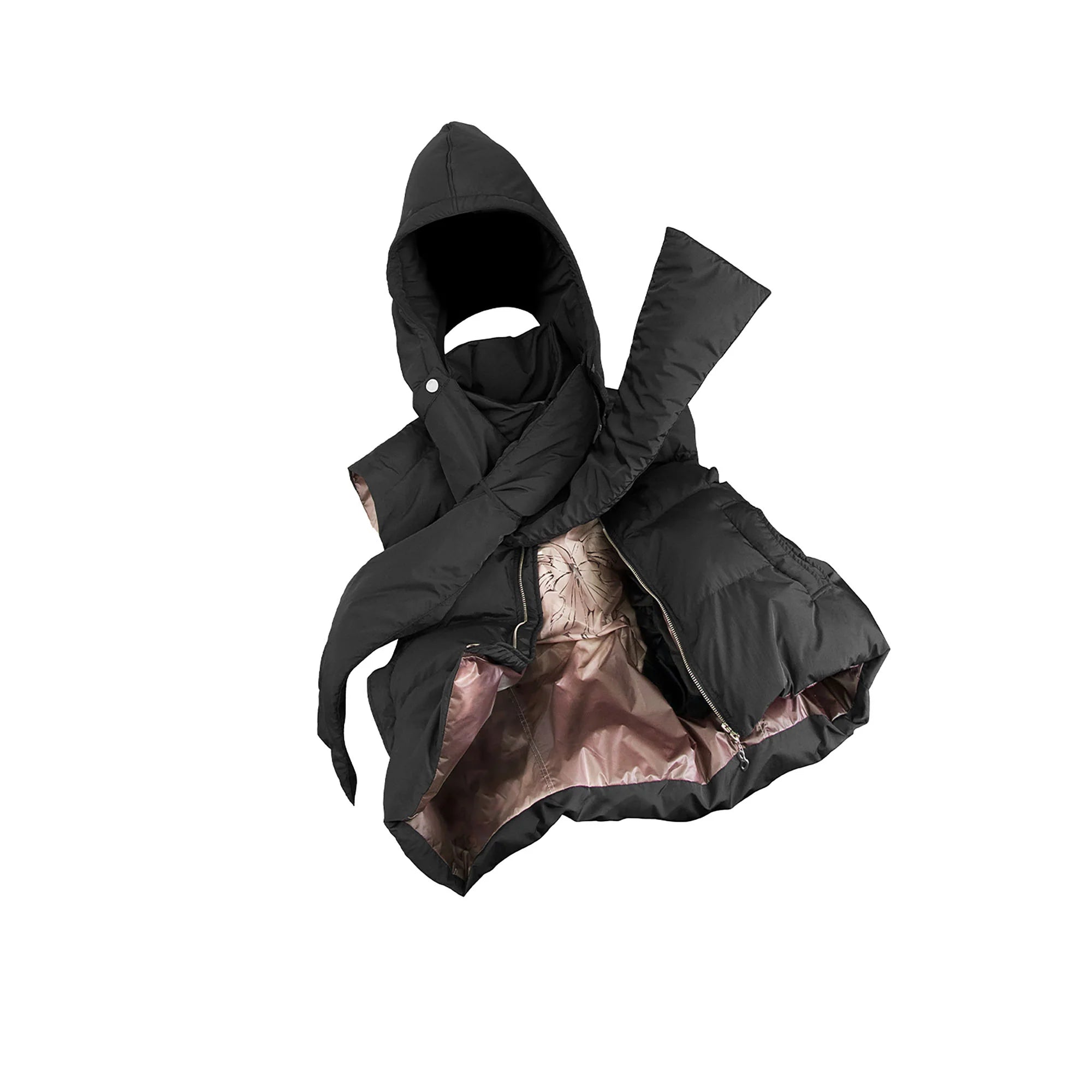 RELABEL Reversible Detachable Hooded Insulated Vest
