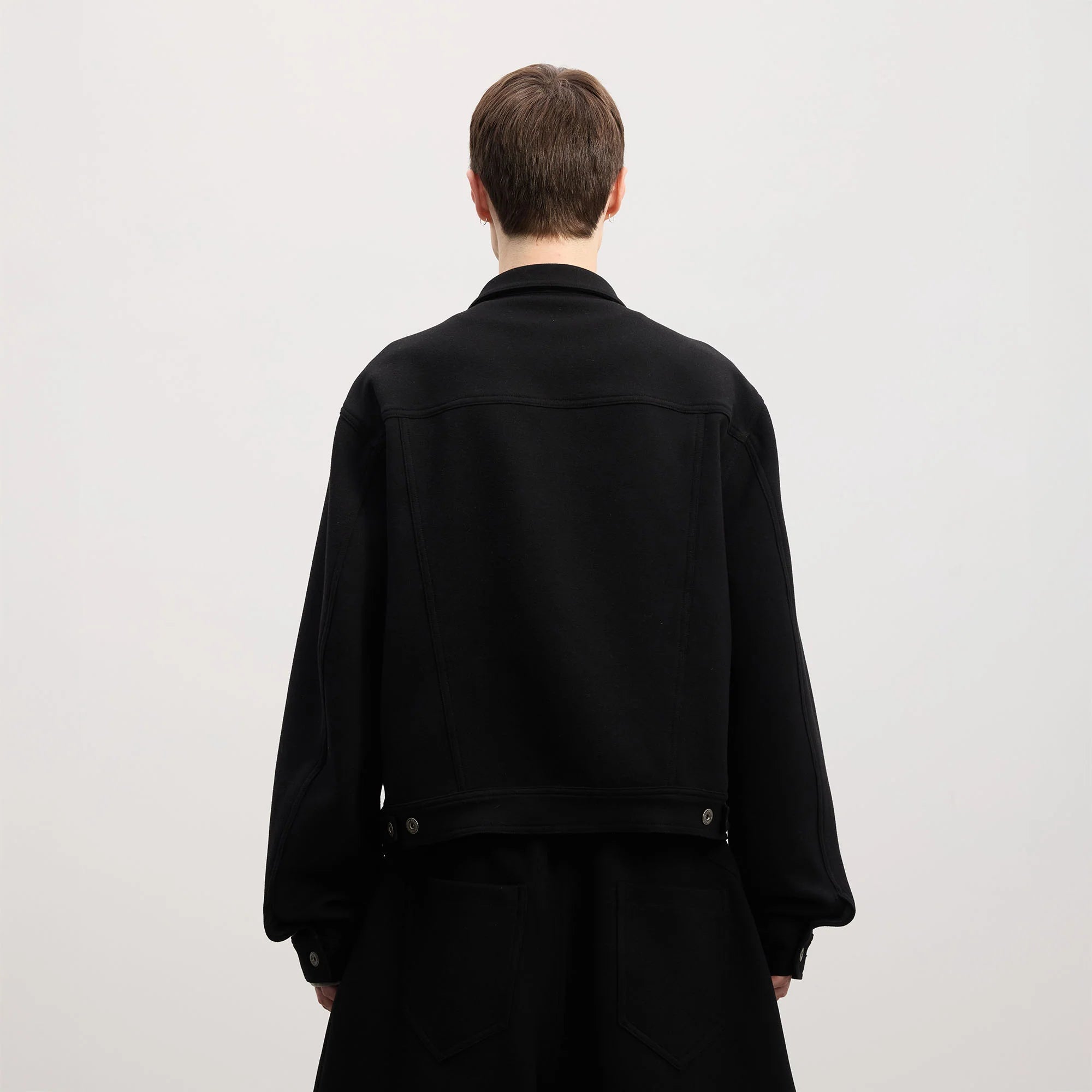 DND4DES Wool-Blend Button-Up Utility Jacket