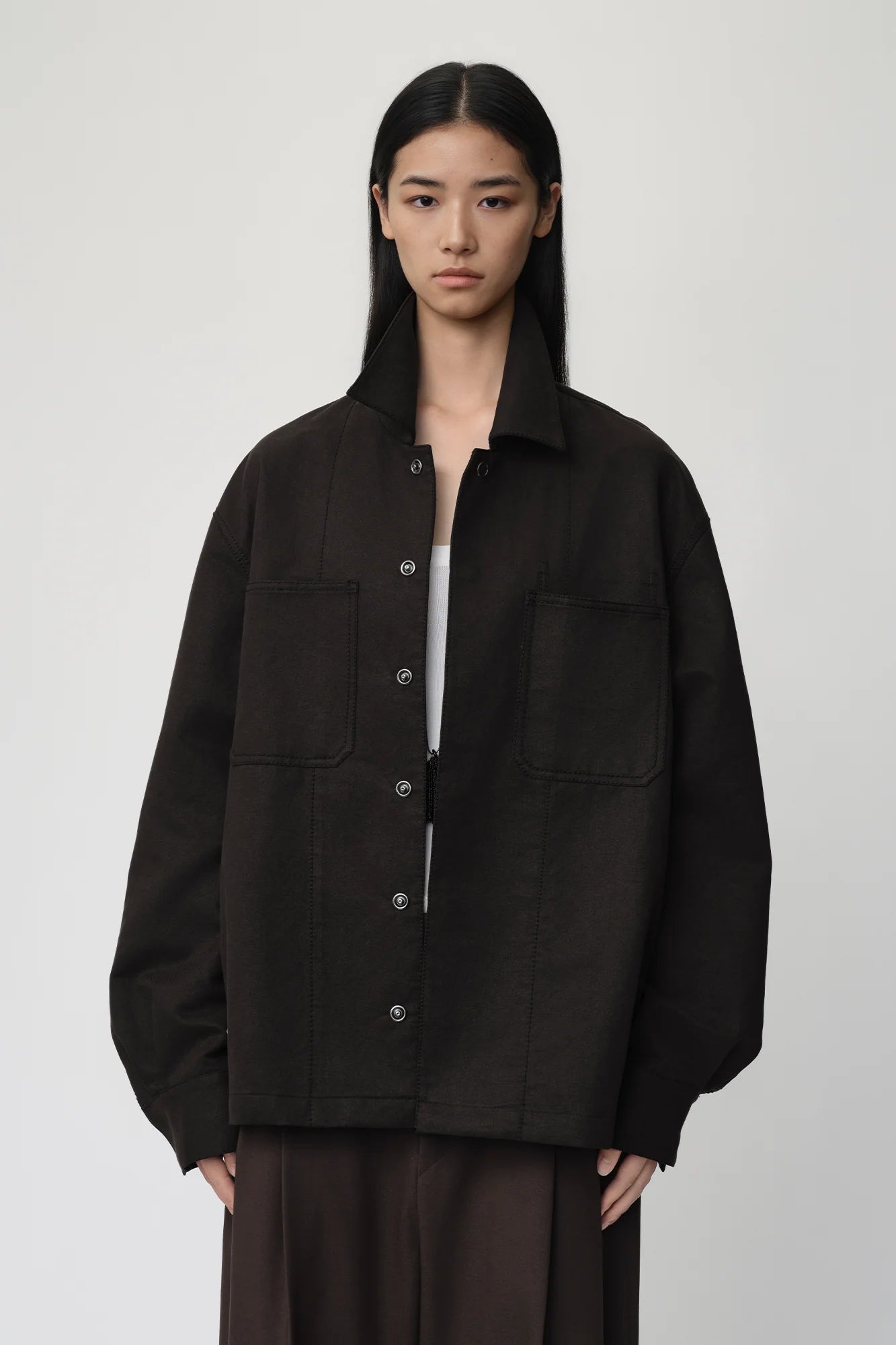 OPICLOTH Cotton-Blend Patch-Pocket Jacket