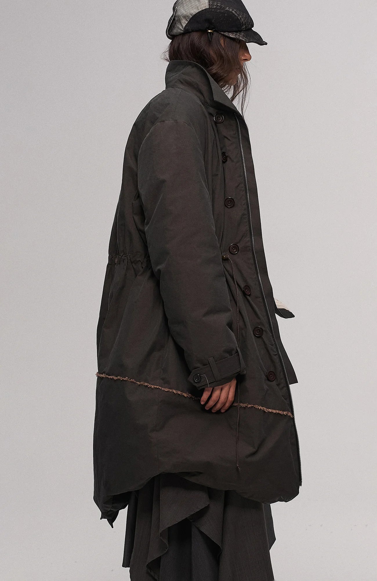 ILNya Nieternite Nifutur Asym Hem Drawcord Down Parka
