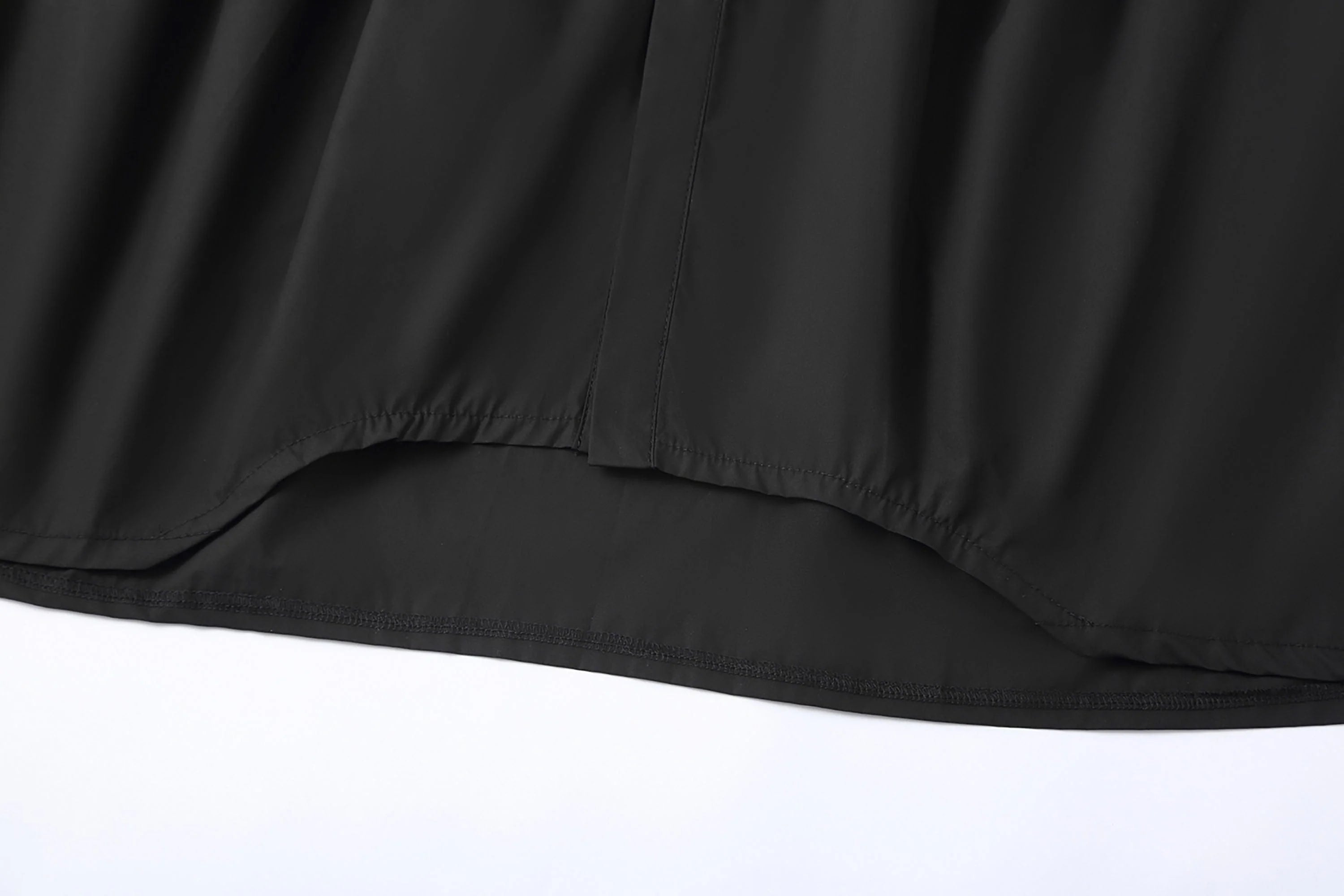 CLP Cropped Drawcord Hem Panel Shirt