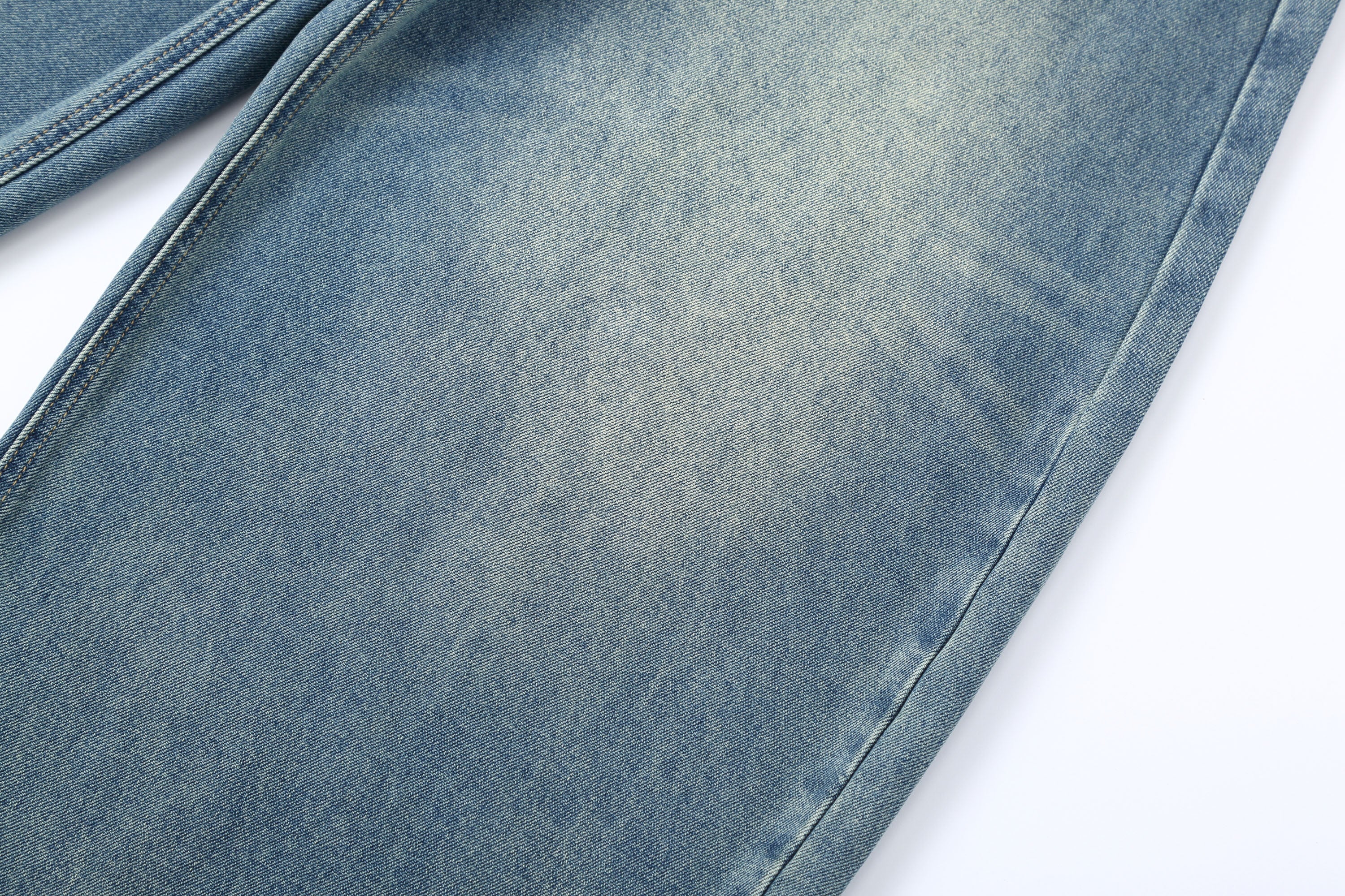 CLP Washed Studded Barrel Jeans