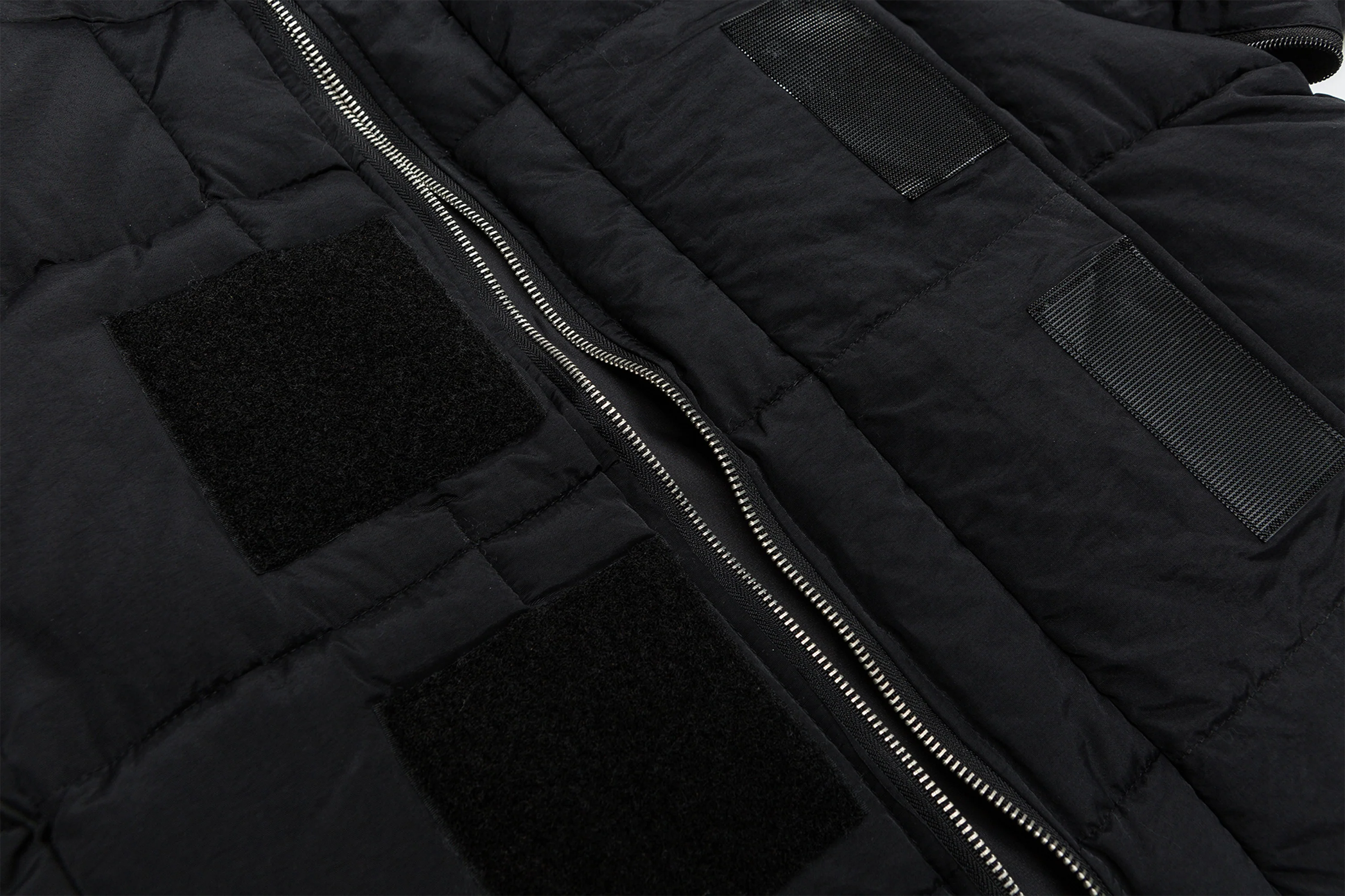 ME DA IGUAL Detachable Sleeve Stand-Collar Quilted Jacket