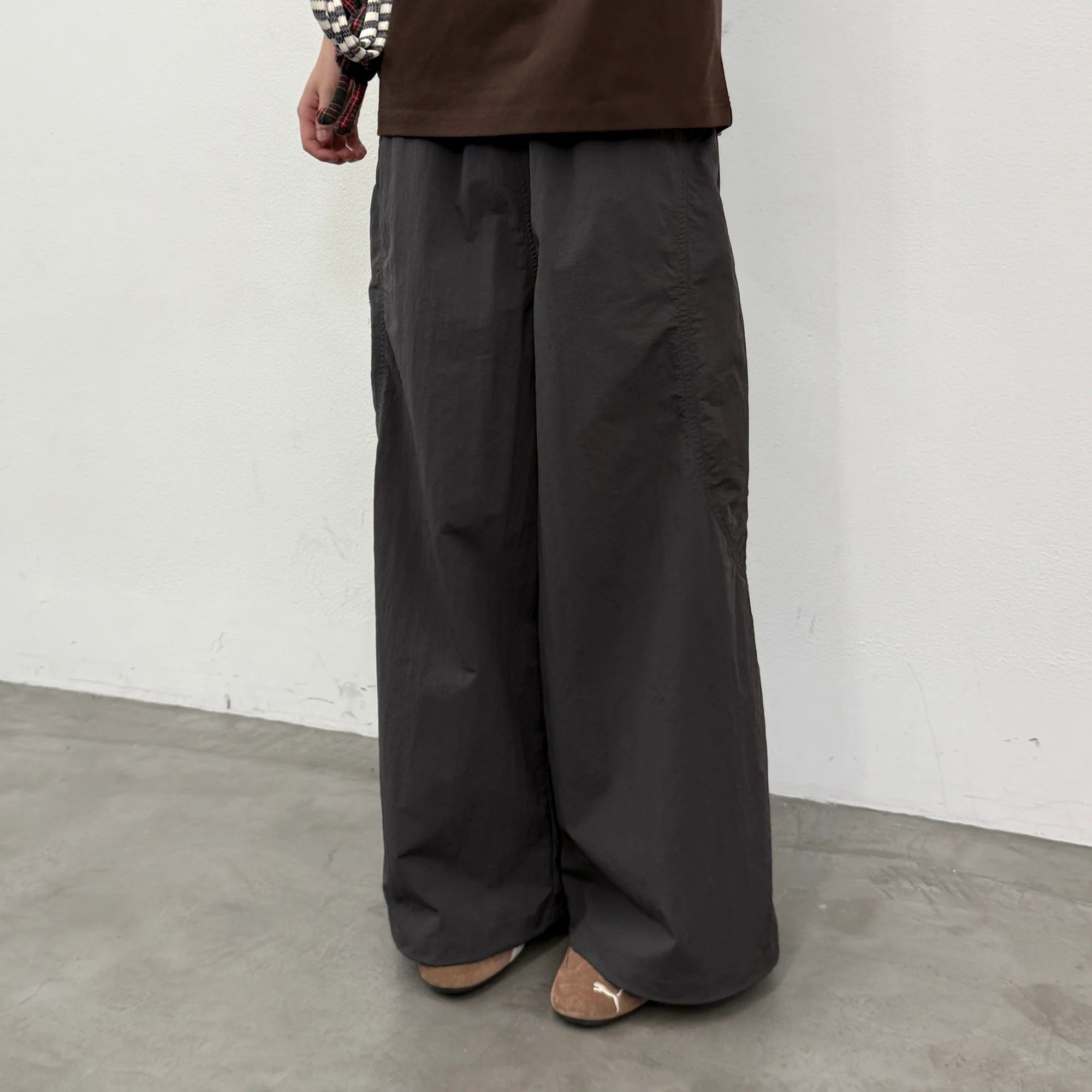 ROARINGWILD A ARCH Quick-Dry Wide-Leg Parachute Pants