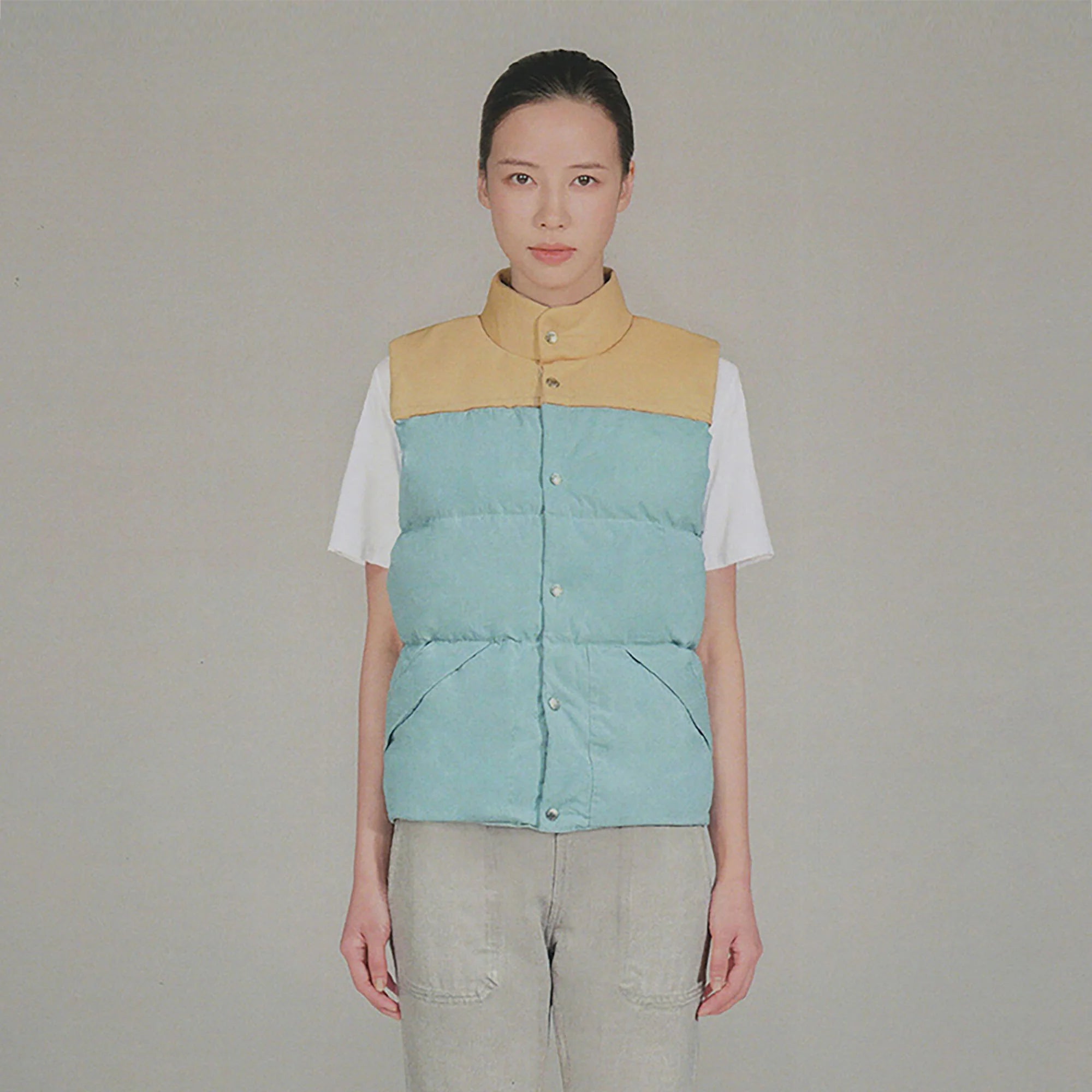 URBAN+FOREST Contrast Down Puffer Vest