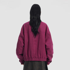VANN VALRENCE Contrast Multi-Zip Padded Utility Jacket