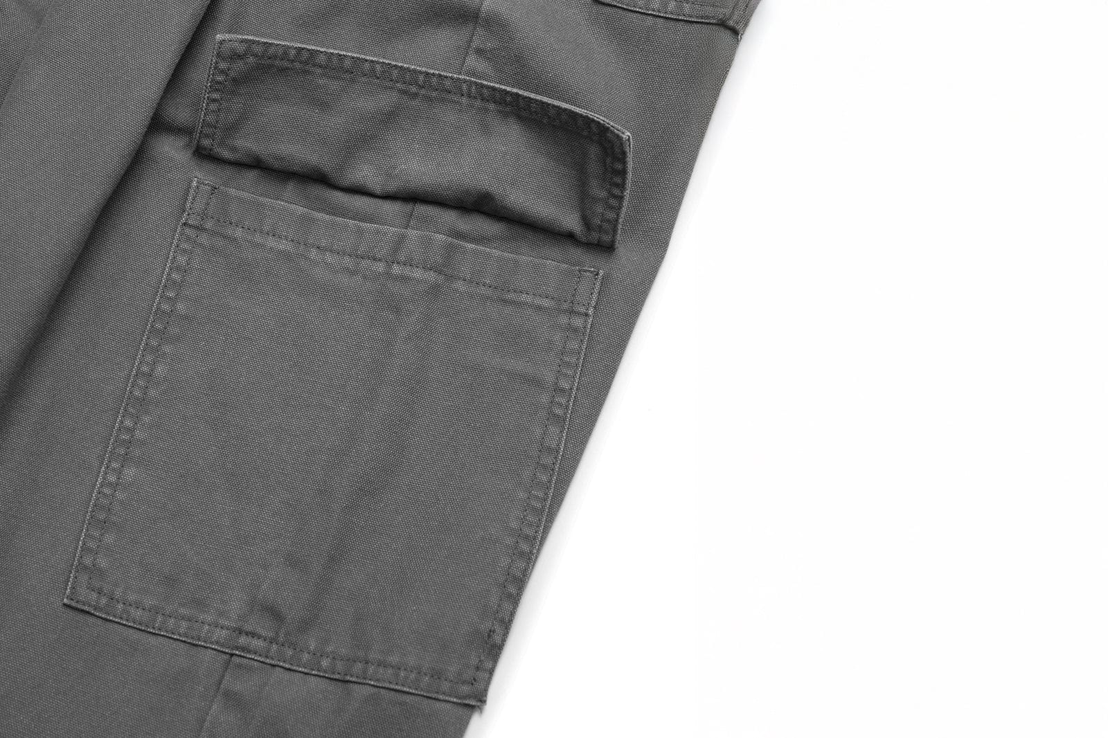 OKAYTHXBYE Pleated Utility Baggy Cargo Pants
