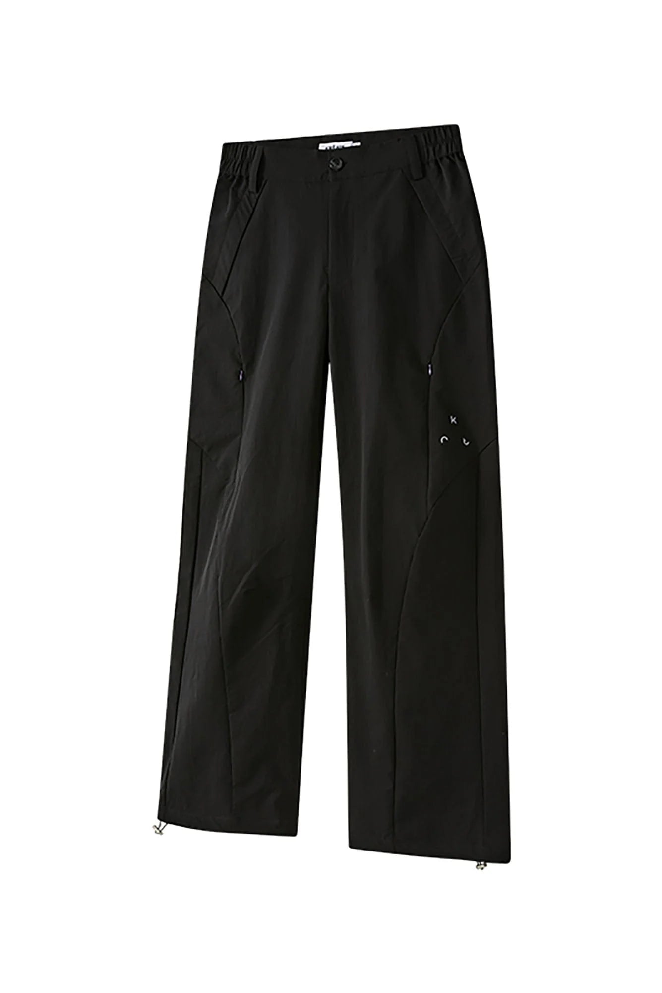 KREATE Curved Panel Drawstring-Hem Waterproof Pants