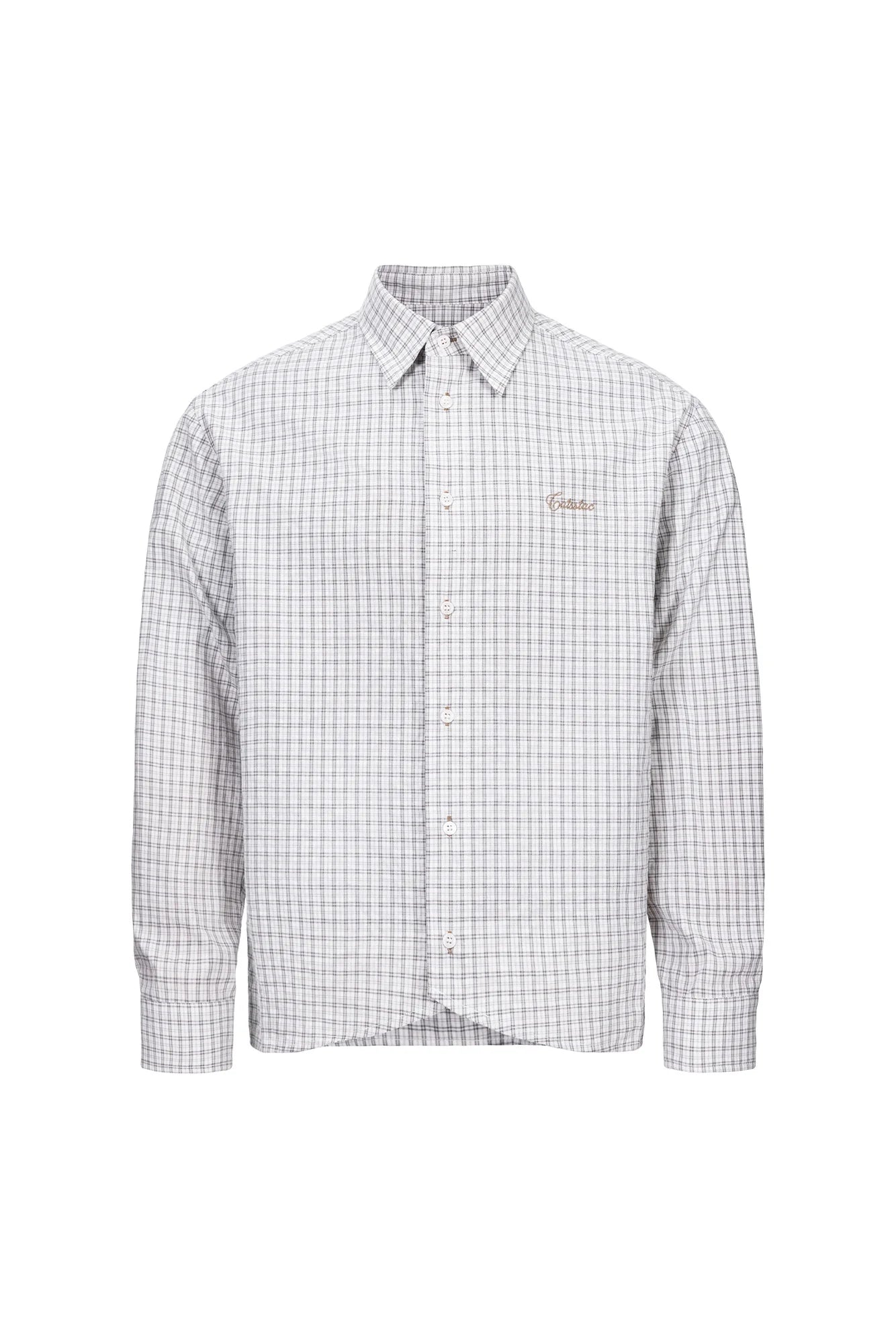 CATSSTAC Essential Gingham Embroidered Shirt