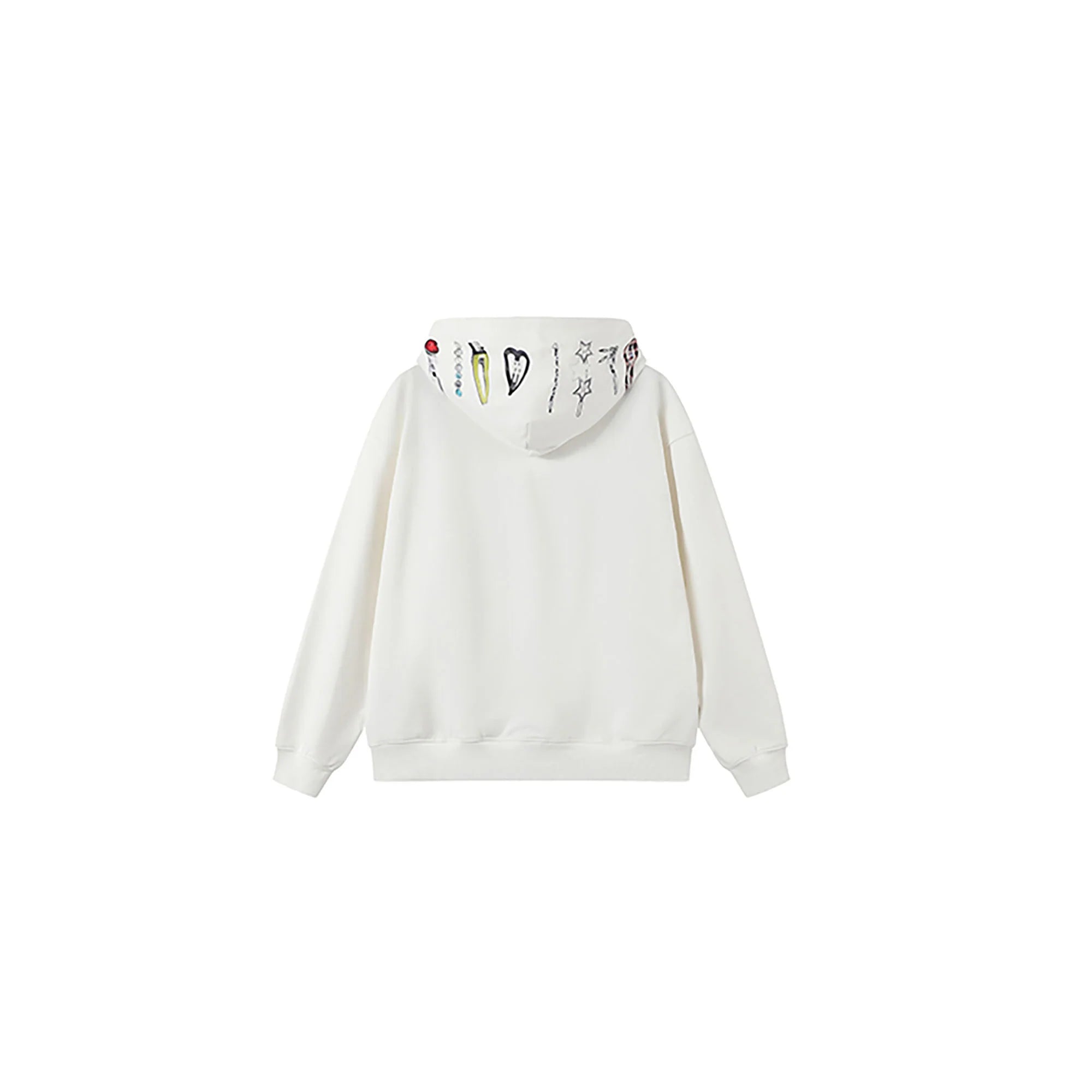 DONSMOKE Hairclip Graphic Double-Zip Hooded Jacket
