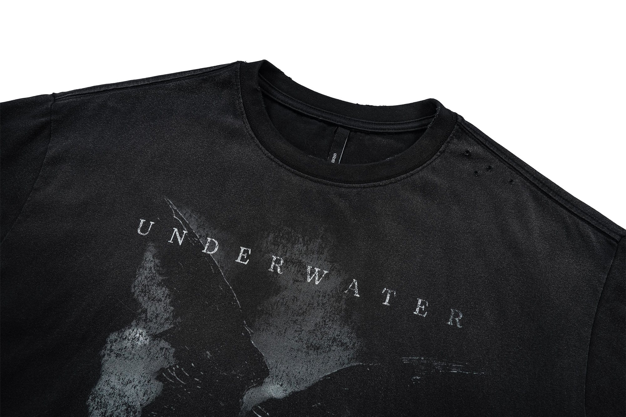 UNDERWATER The Dark Raven Distressed T-Shirt